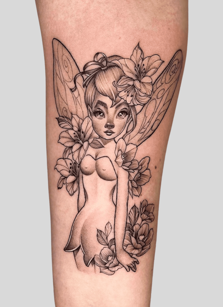 Tinkerbell Tattoo Figure