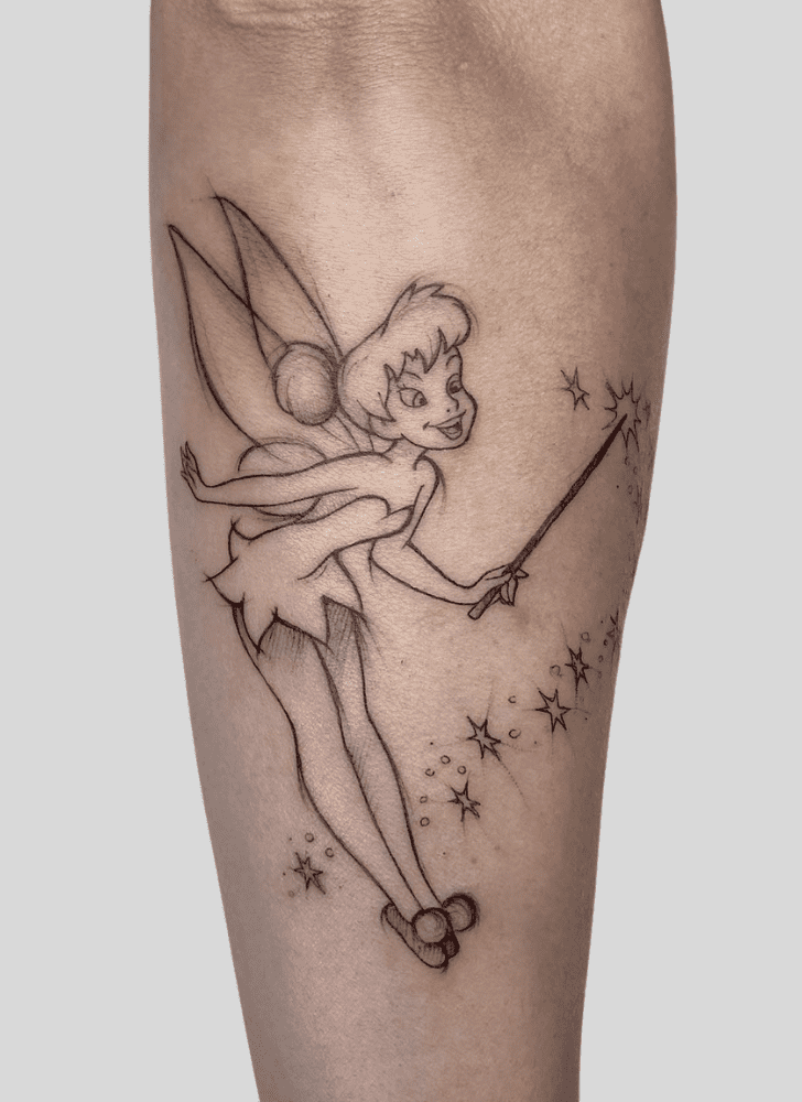 Tinkerbell Tattoo Shot