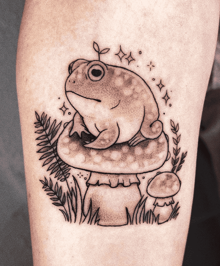 Toad Tattoo Figure