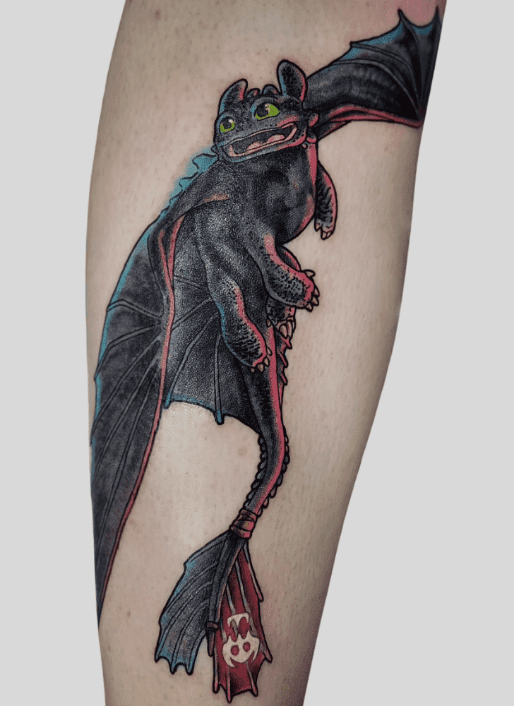 Toothless Tattoo Photo