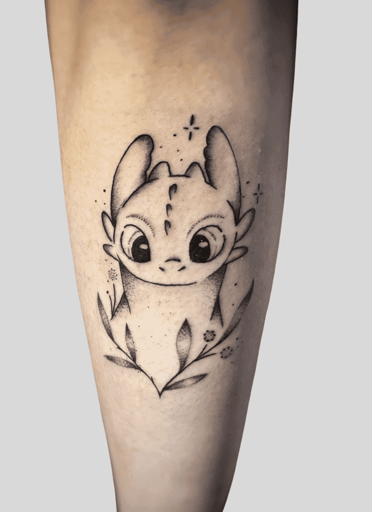 Toothless Tattoo Photograph