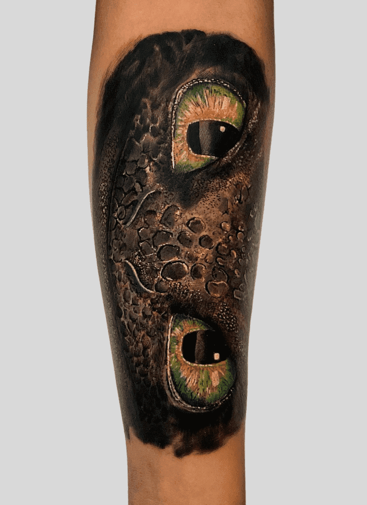 Toothless Tattoo Design Image