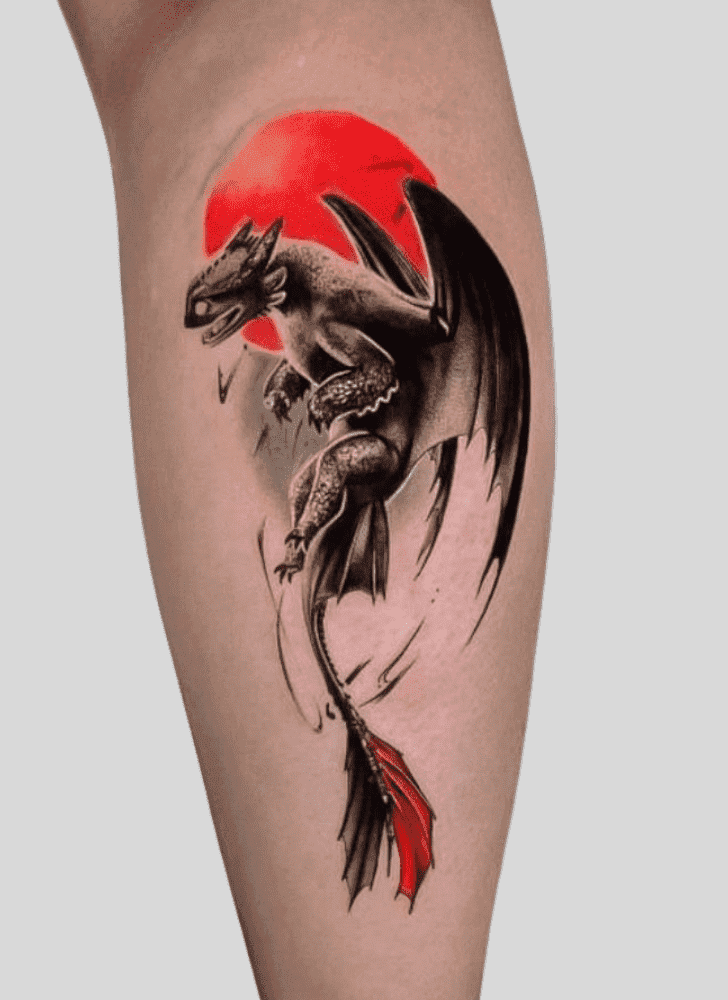 Toothless Tattoo Design Image