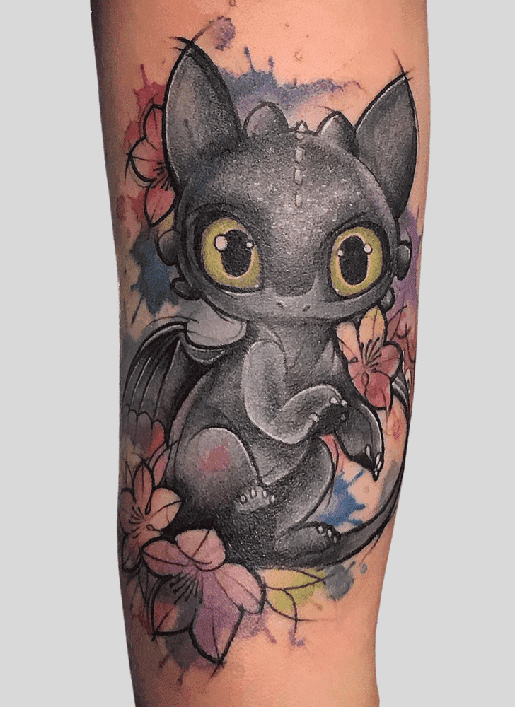 Toothless Tattoo Photograph