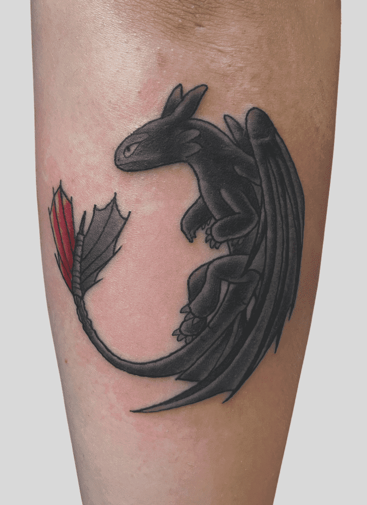 Toothless Tattoo Portrait