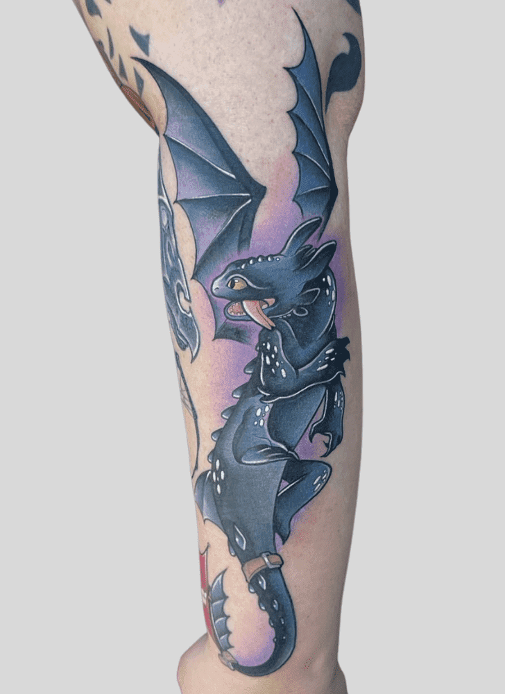 Toothless Tattoo Design Image