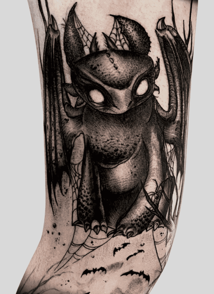 Toothless Tattoo Photo