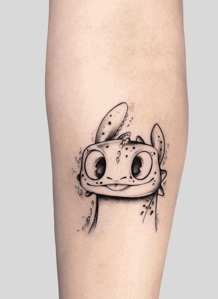 Toothless Tattoo Photograph