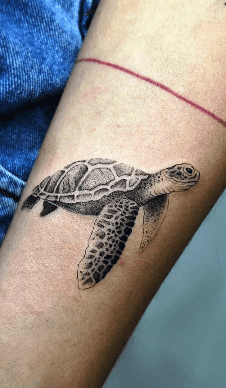 Tortoise Tattoo Portrait