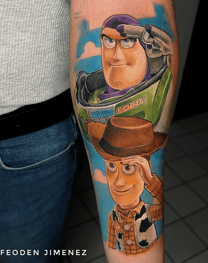 Toy Story Tattoo Figure