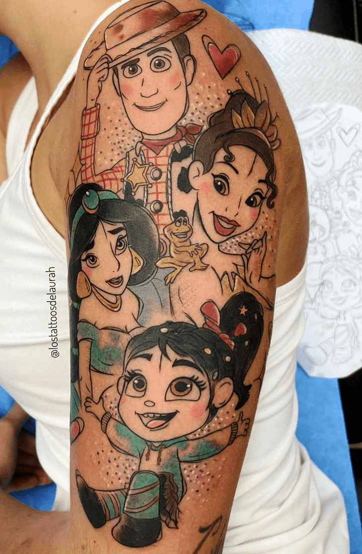 Toy Story Tattoo Portrait