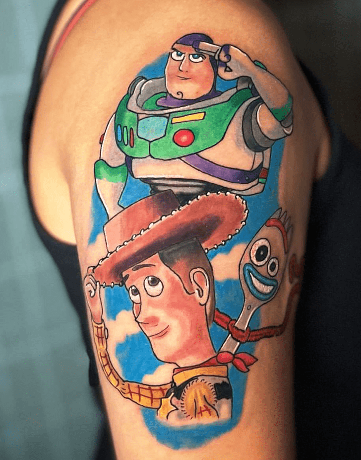 Toy Story Tattoo Shot