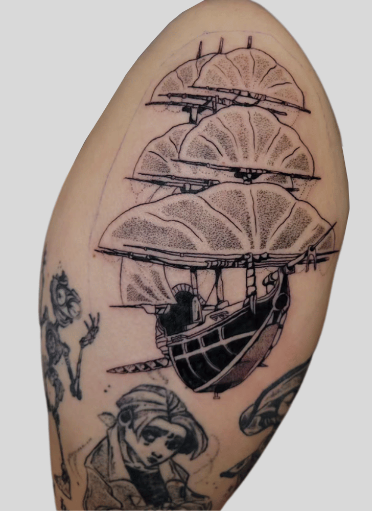 Treasure Planet Tattoo Portrait