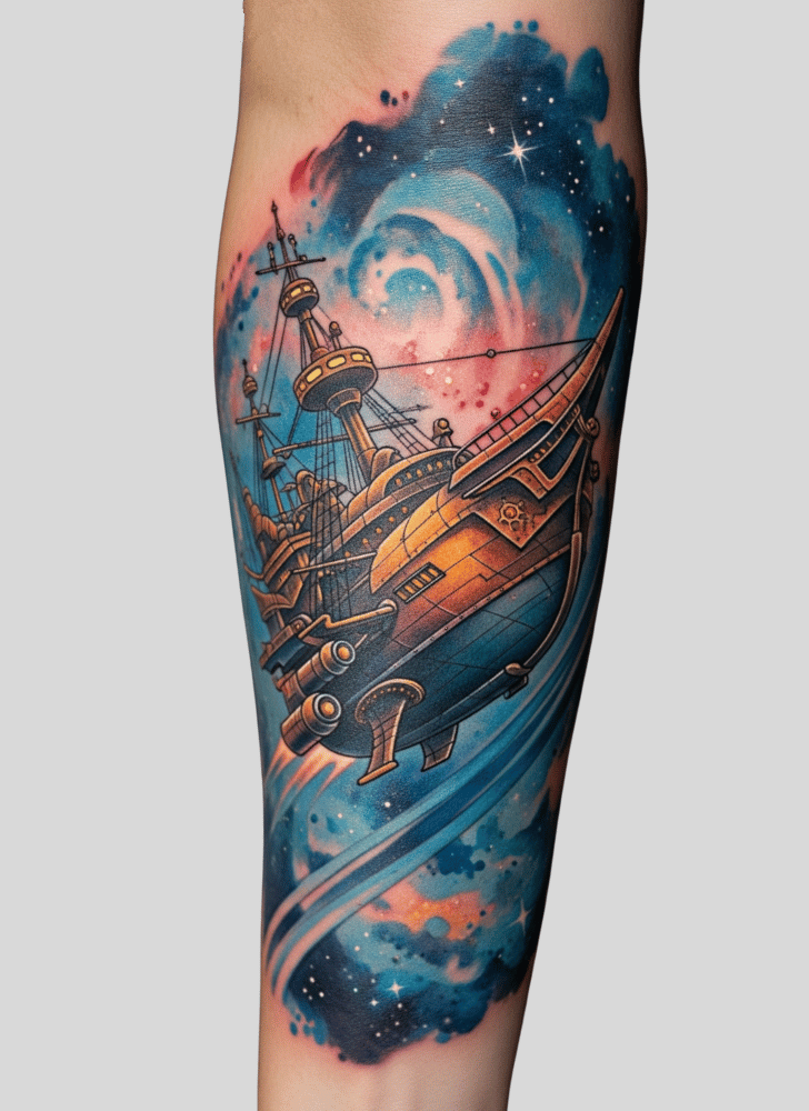 Treasure Planet Tattoo Design Image