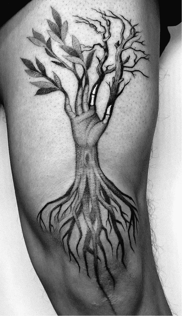 Tree Tattoo Shot