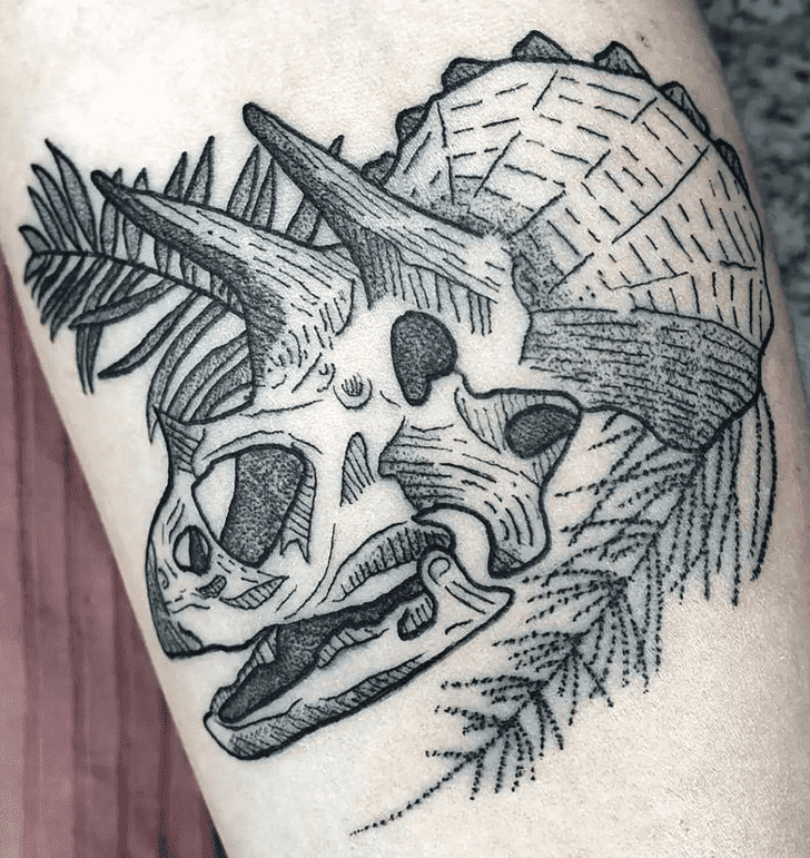 Triceratops Tattoo Photo