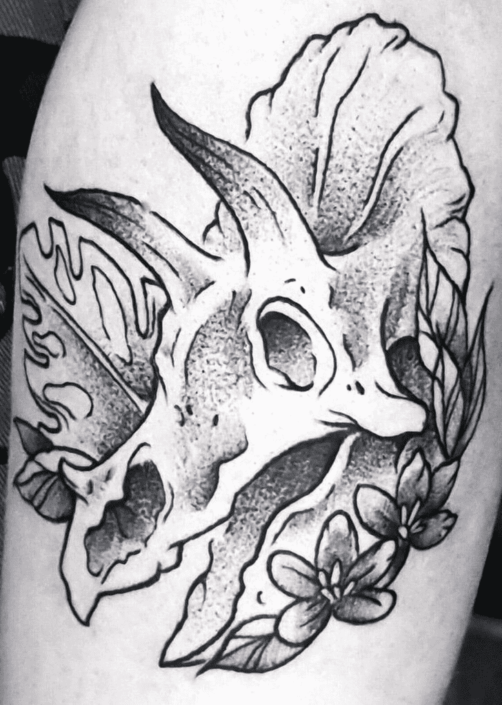 Triceratops Tattoo Snapshot