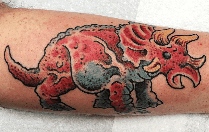 Triceratops Tattoo Design Image