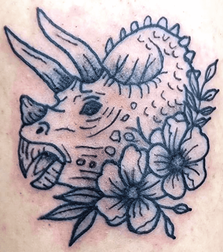 Triceratops Tattoo Snapshot