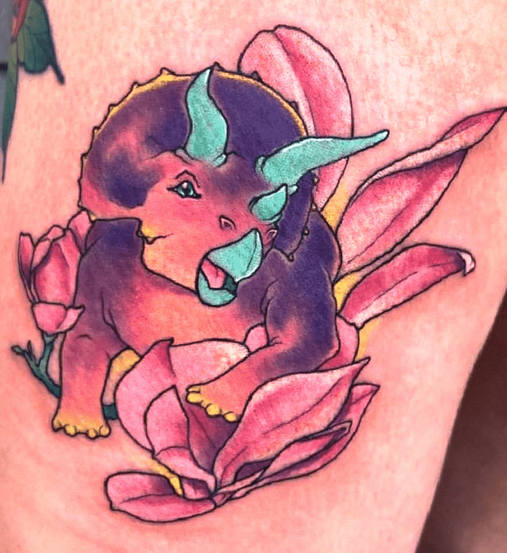 Triceratops Tattoo Photo