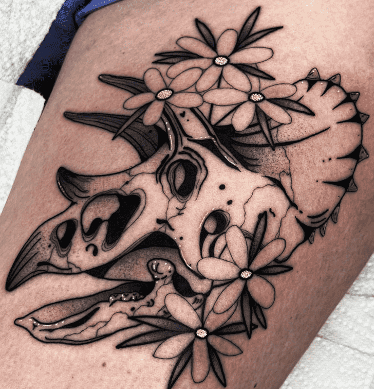 Triceratops Tattoo Ink