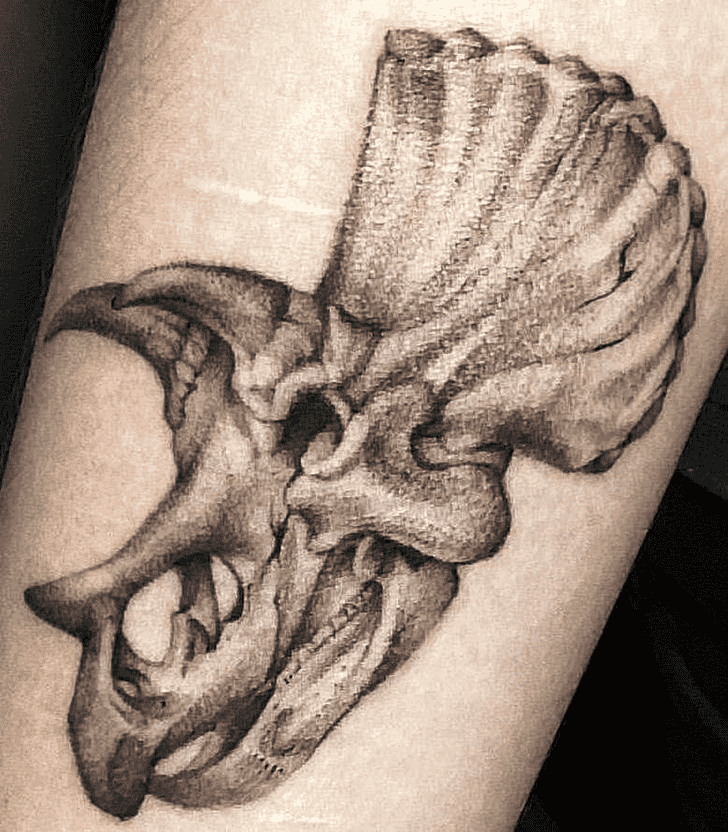 Triceratops Tattoo Snapshot