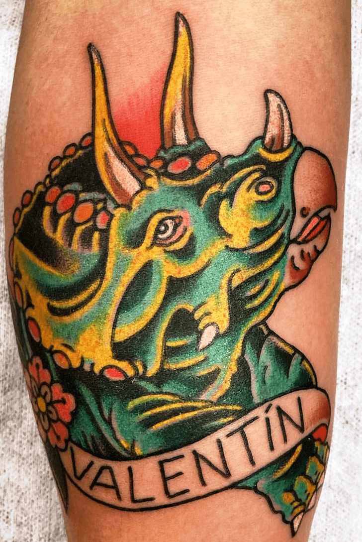 Triceratops Tattoo Picture