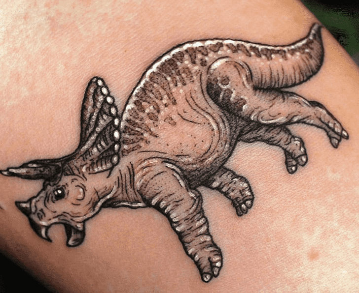 Triceratops Tattoo Ink