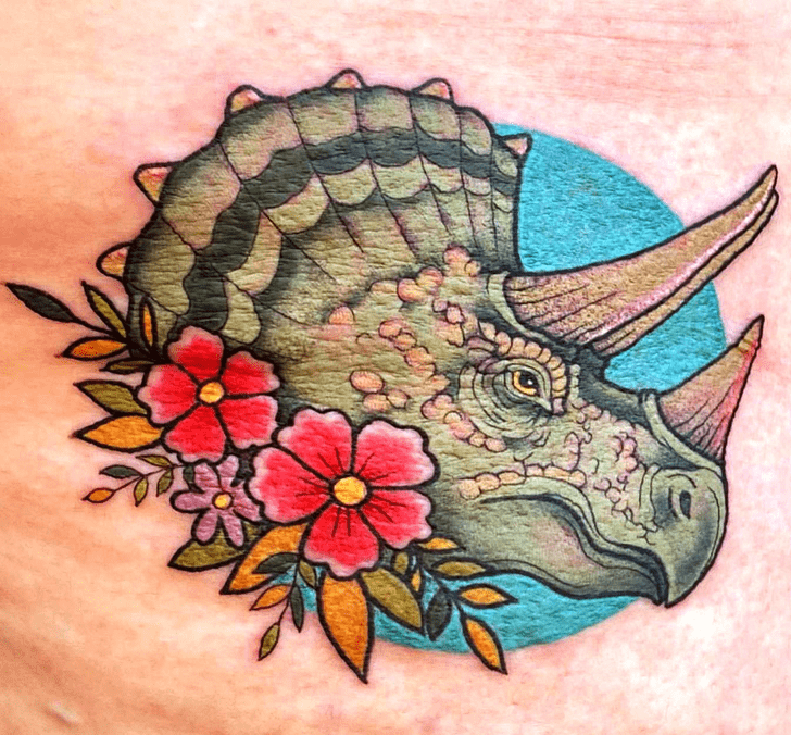 Triceratops Tattoo Photograph