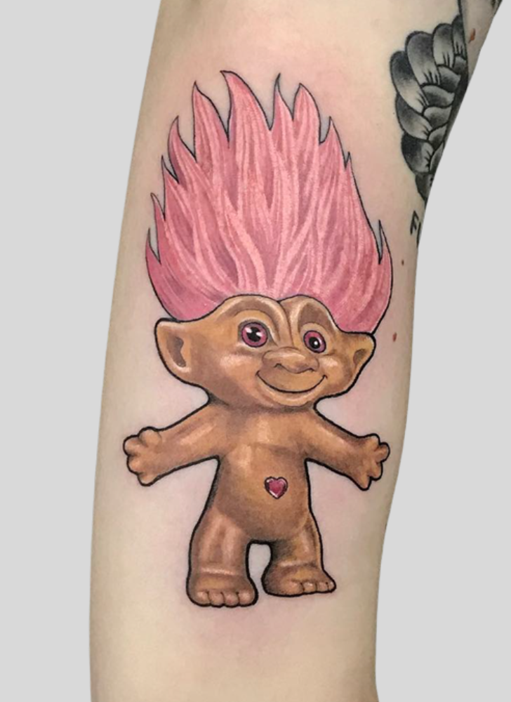 Trolls Tattoo Figure