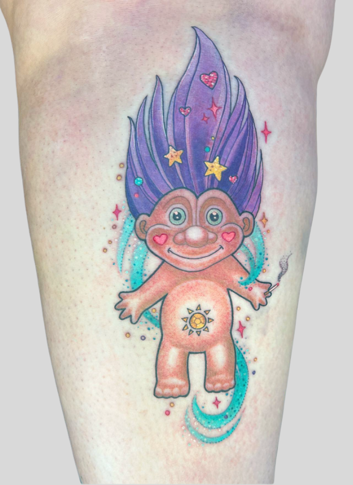 Trolls Tattoo Shot