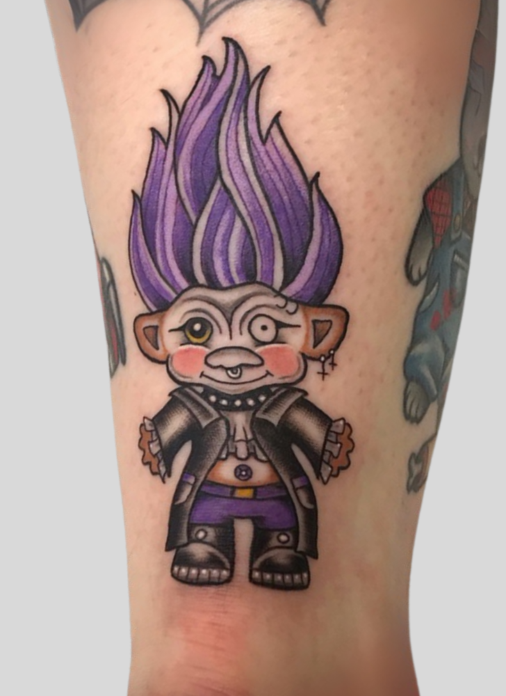 Trolls Tattoo Figure