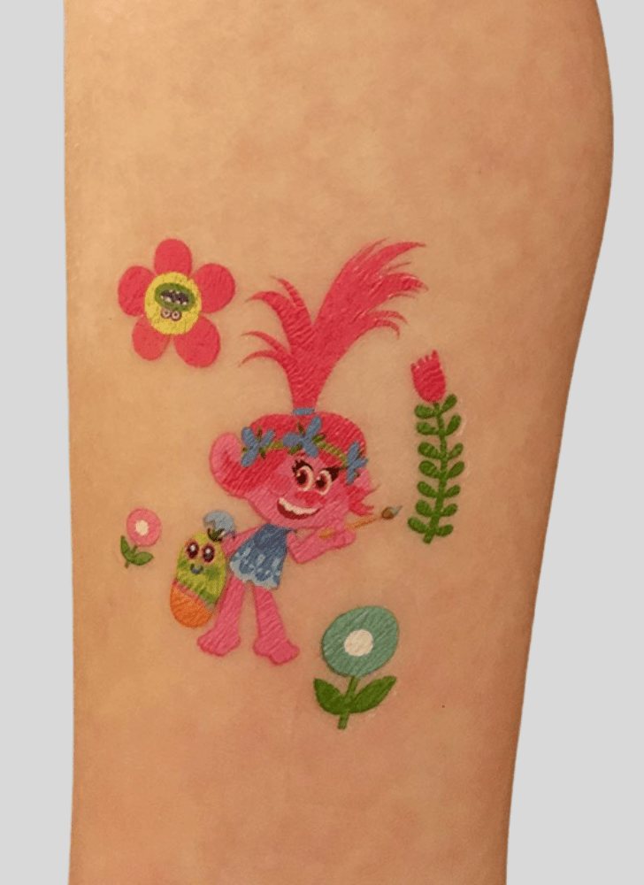 Trolls Tattoo Portrait
