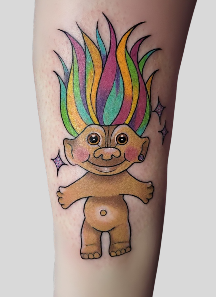Trolls Tattoo Figure