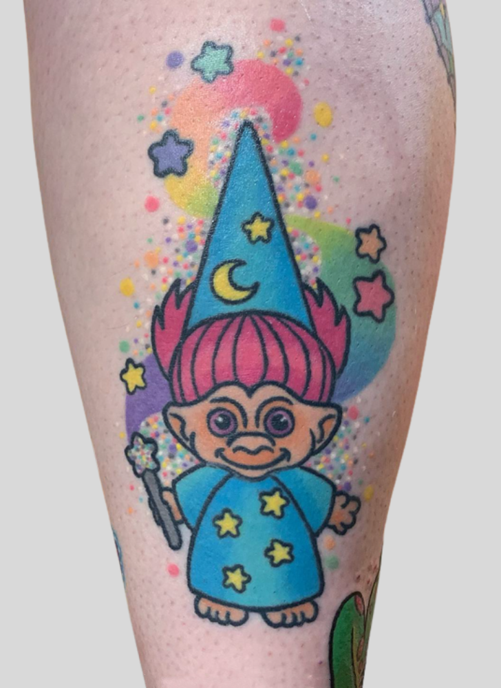 Trolls Tattoo Figure