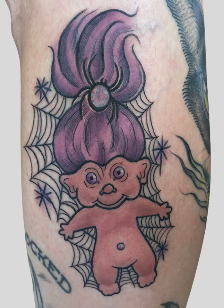 Trolls Tattoo Figure
