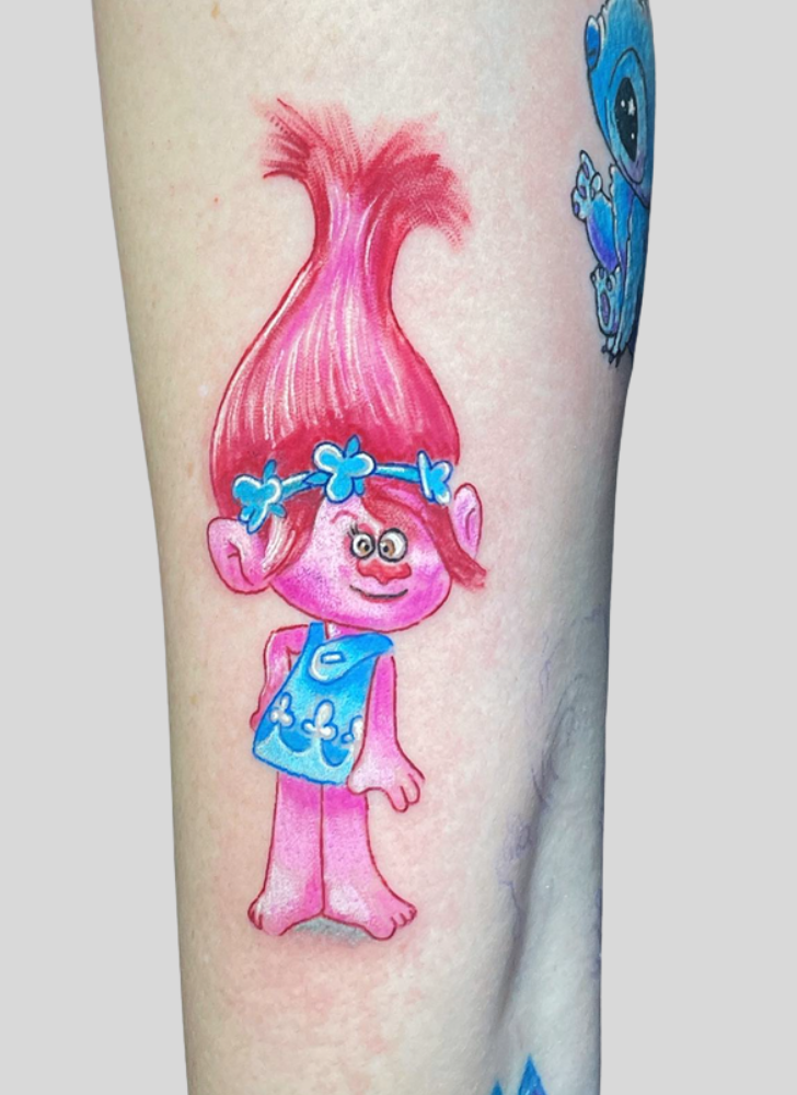 Trolls Tattoo Portrait