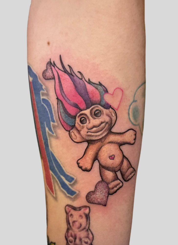 Trolls Tattoo Shot