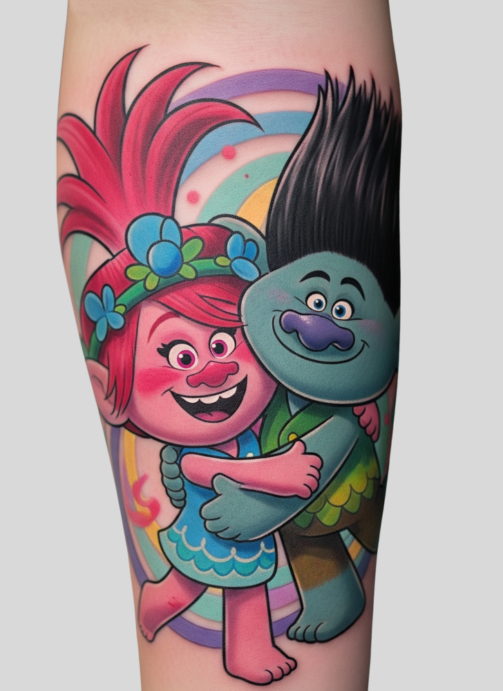 Trolls Tattoo Snapshot