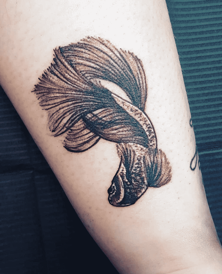 Tropical Fish Tattoo Photograph