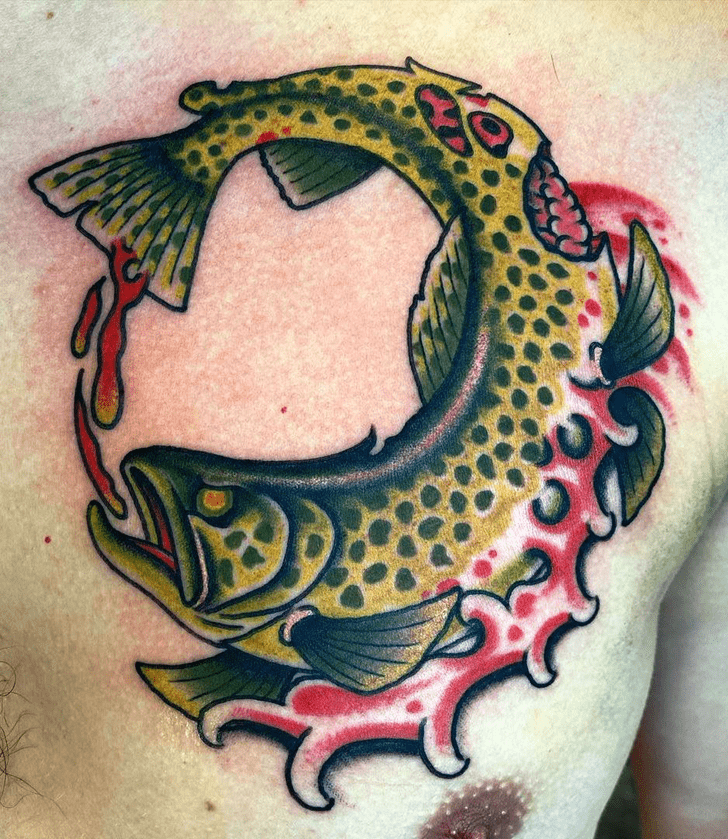 Trout Tattoo Photo