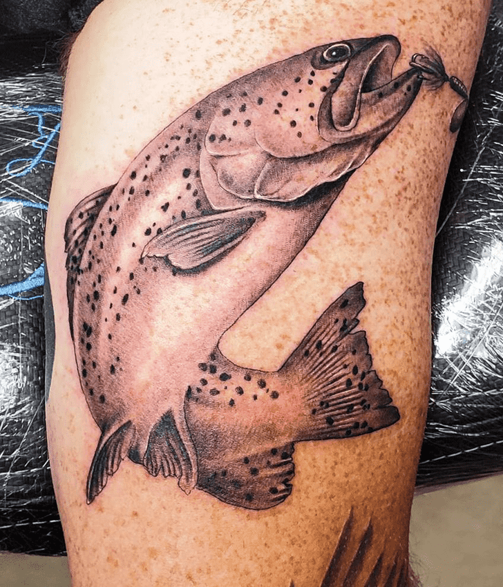 Trout Tattoo Shot