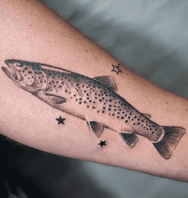 Trout Tattoo Photograph