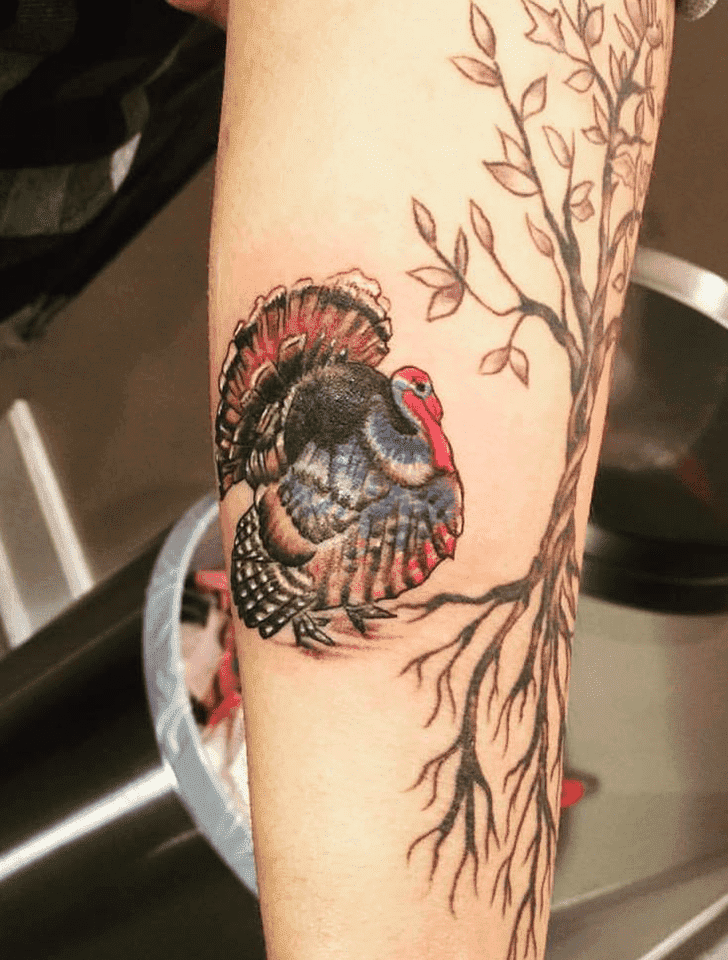 Turkey Tattoo Portrait
