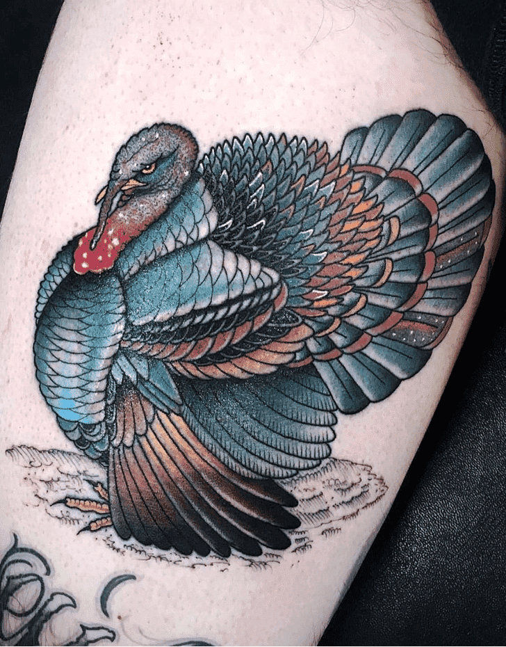 Turkey Tattoo Portrait