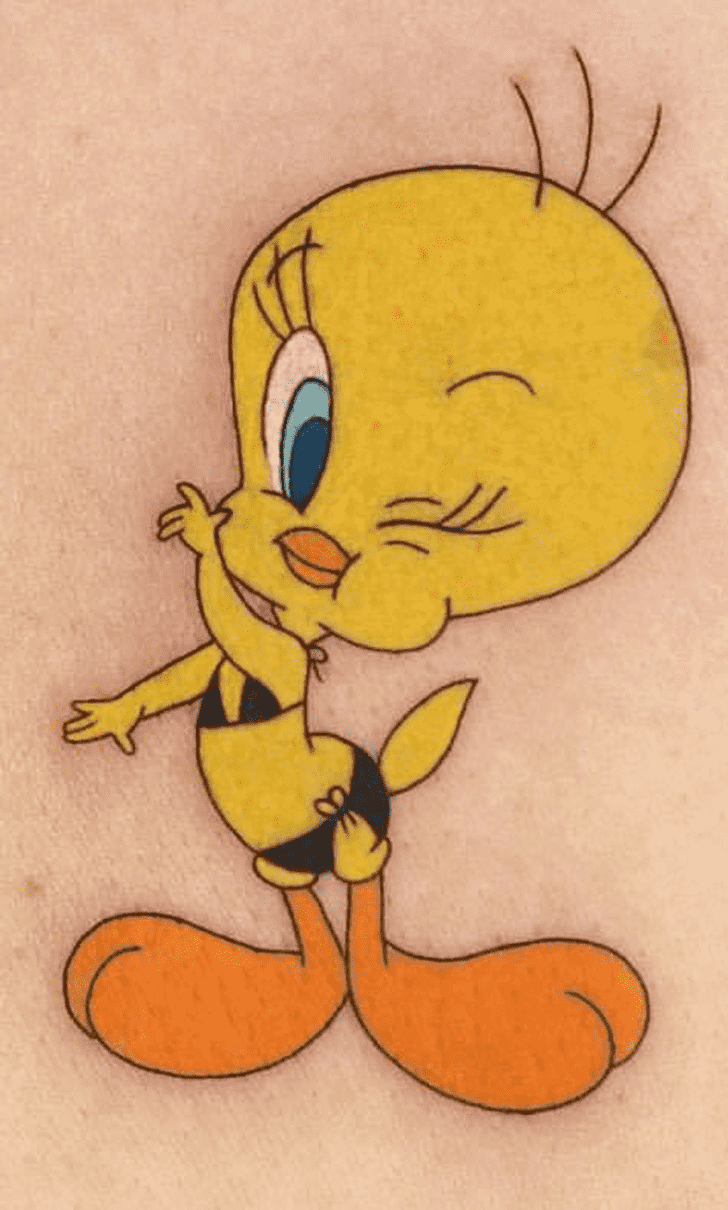 Tweety Tattoo Figure