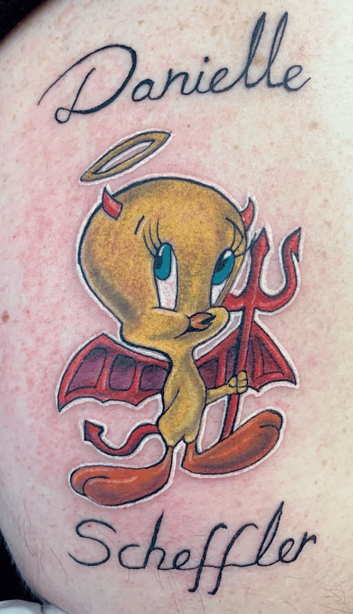 Tweety Tattoo Portrait