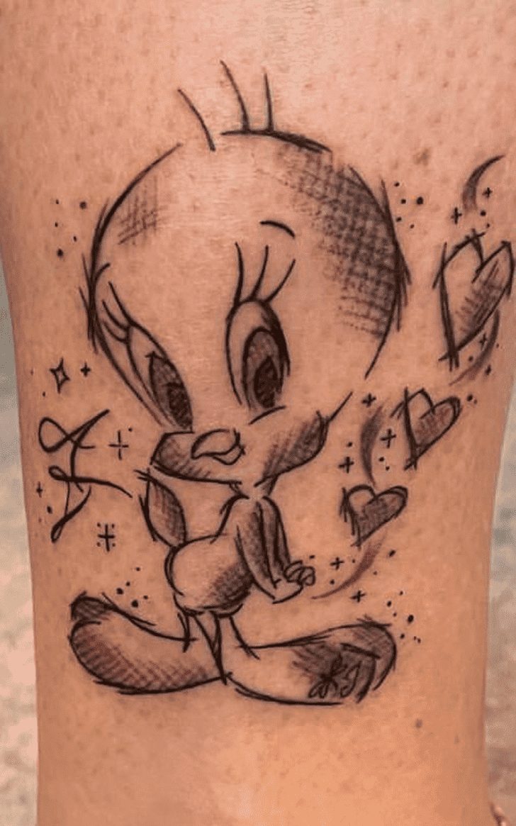 Tweety Tattoo Shot