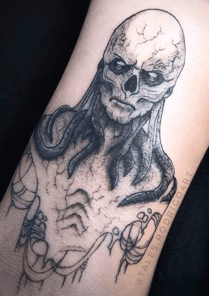 Vecna Tattoo Figure