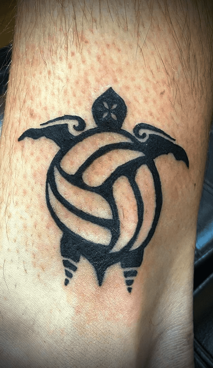 Volleyball Tattoo Design Image
